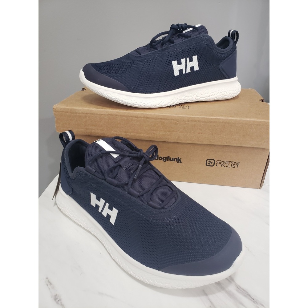 NEW SIZE 10 Helly-Hansen Supalight Medley Breathable Navy Blue Off White EURO 42